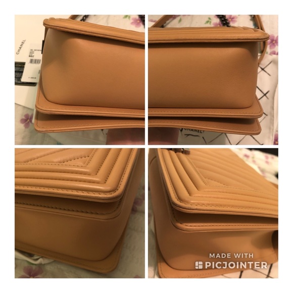 SOLD @PAYPAL AUTH CHANEL NEW MEDIUM BOY CHEVRON - Picture 5 of 8